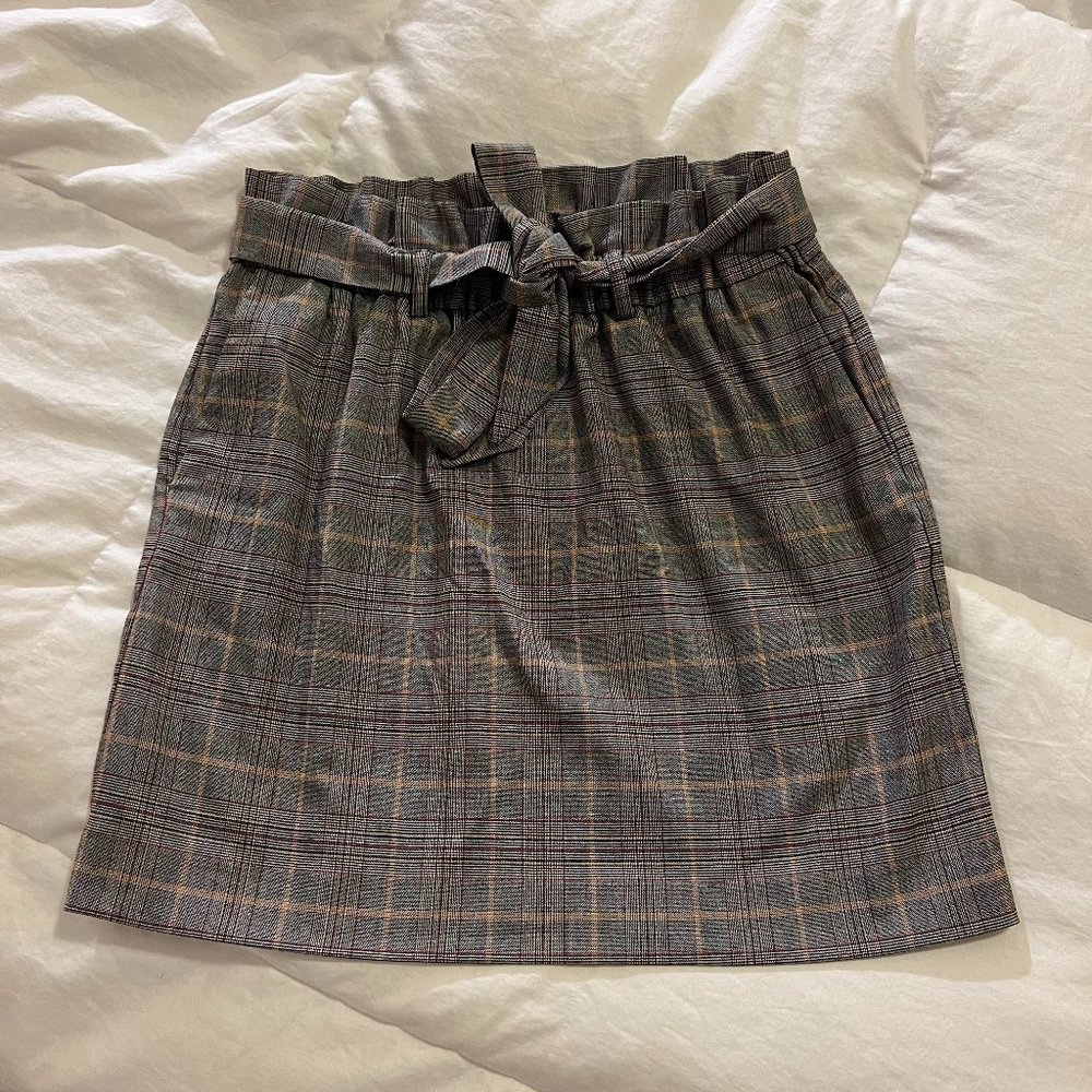 Express: Plaid Mini Skirt